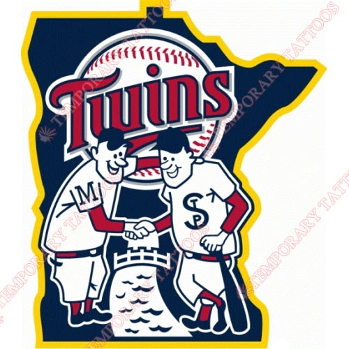 Minnesota Twins Customize Temporary Tattoos Stickers NO.1745